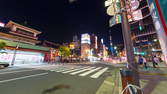 Zeitraffer - Tokio Skytree Strassenansicht