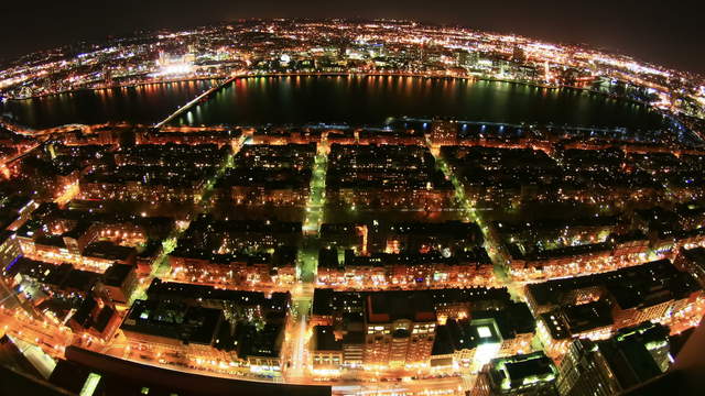 Boston Luftaufnahme Nordost