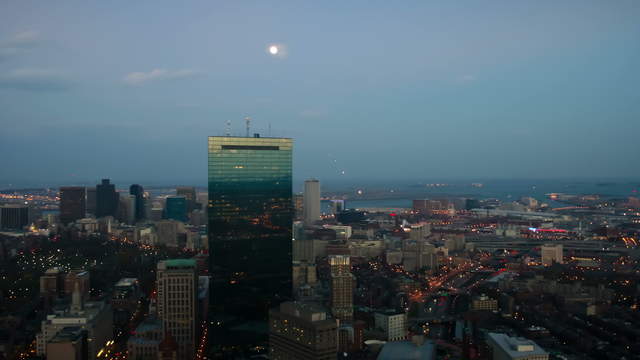 Boston Mondaufgang Vollmond
