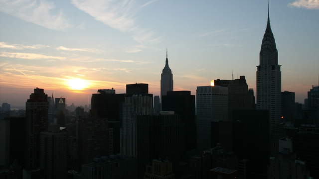 New York Skyline - Tag-Nacht 4K Zeitraffer