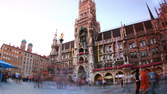 Zeitraffer - Fußgängerzone München Marienplatz