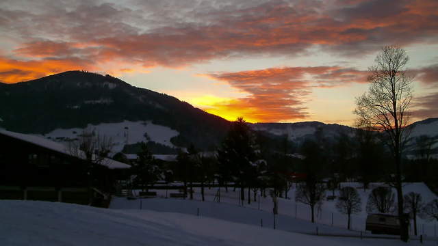 Zeitraffer - Sonnenuntergang Westendorf