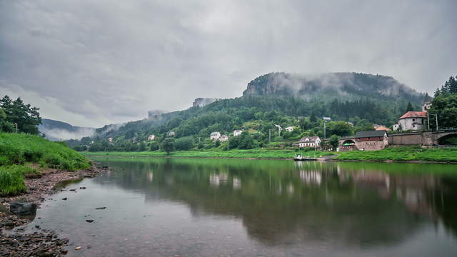 Die Elbe in der tschechischen Republik