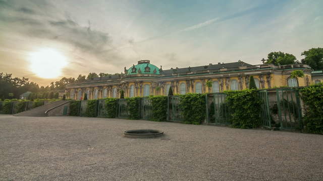 Sonnenuntergang Sans Souci