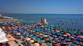 Zeitraffer - Strand in Albanien