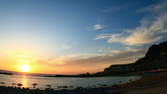 Zeitraffer - Gran Canaria Sonnenuntergang am Strand - Fisheye