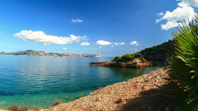 Mallorca Strand Fisheye