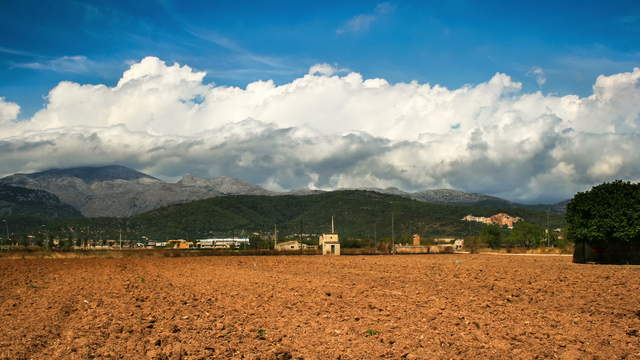 Gebirgswolken Mallorca