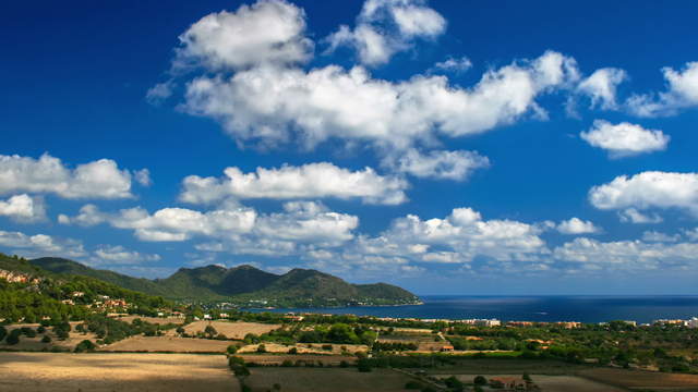Wolkenlandschaft auf Mallorca