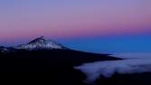 Zeitraffer - Untergehender Erdschatten am Teide