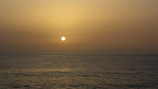 Sonnenuntergang über dem Atlantik