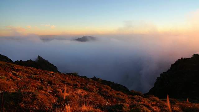 La Palma unter Wolken