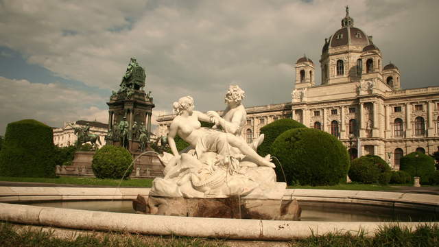 Blick auf den Wiener Graben – Kamerafahrt