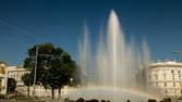 Zeitraffer - Schwarzenbergplatz und Hochstrahlbrunnen - Hyperlape