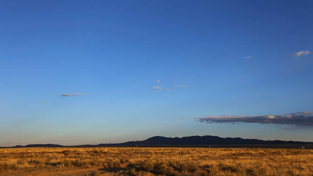 Erdschattenaufgang am Very Large Array