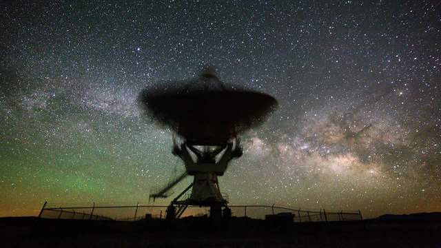 Radioantenne im Very Large Array