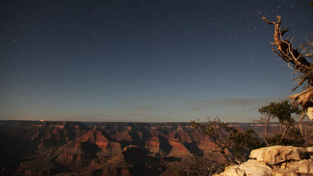 Grand Canyon im Mondlicht