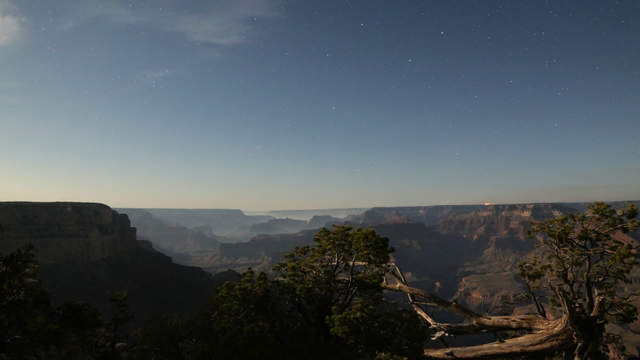 Grand Canyon im Mondlicht