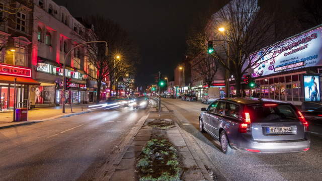 Hamburg Reeperbahn Verkehr