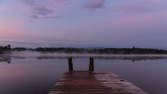 Zeitraffer - Morgendämmerung am See