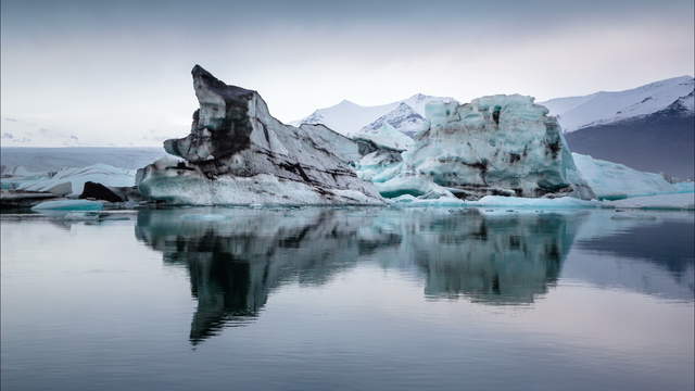 Eisberge Jokulsarlon Gletscher Lagune, Island