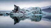 Zeitraffer - Eisberge Jokulsarlon Gletscher Lagune, Island
