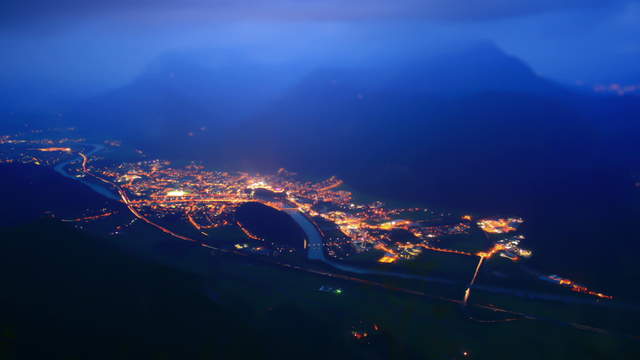 Kufstein bei Nacht