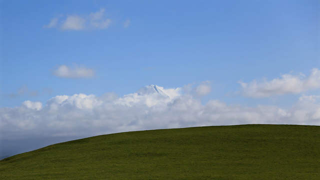 Mount Cook in Wolken