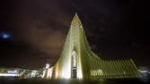 Zeitraffer - Halgrimska Kirche - John Lennon Memorial Light | UHD 6K