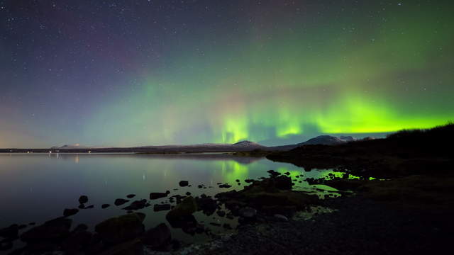 Aurora Borealis, Kamerafahrt | UHD 6K 4K Video Download