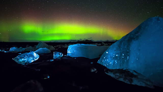 Zeitraffer-Fotografie Nordlichter Island UHD 4K Video Download