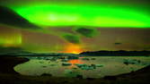 Zeitraffer - Aurora Borealis (Northern Lights) Time Lapse UHD 4K, 6K - Totale