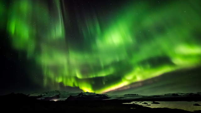 Aurora Borealis Jökulsárlón