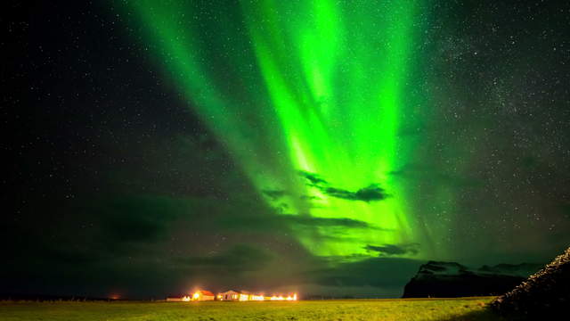 Island Aurora Borealis (Nordlichter)