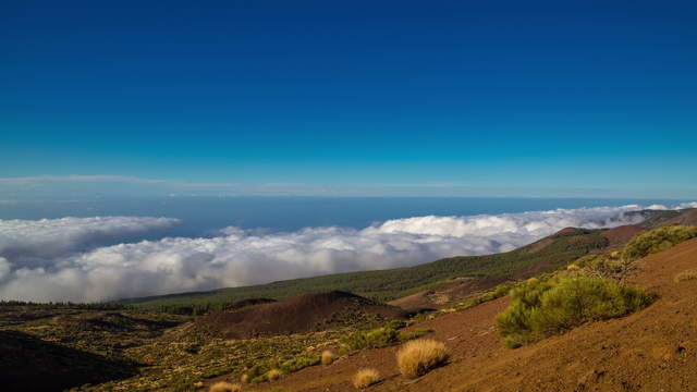 Teneriffa Schwenk Wolkenmeer