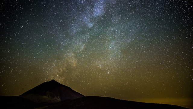 Milchstrassen-Zeitraffer am Teide