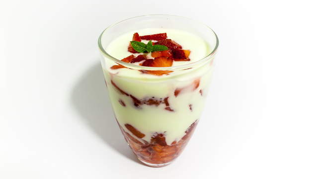 Erdbeer Joghurt 4K Footage