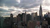 Zeitraffer - New York Skyline Tag-Nacht