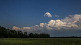 Zeitraffer - Regenfront