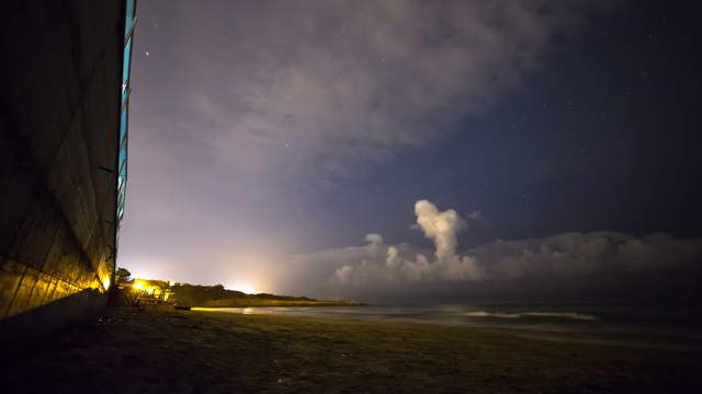 Sternenhimmel am Strand - UHD Video 2in1