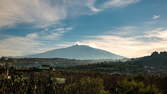 Zeitraffer - Sizilien - Weitwinkel Zeitraffer des Etna (Ätna)