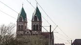 Zeitraffer - Herz Jesu Kirche Hyperlapse Freiburg 