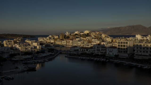 Sonnenuntergang Agios Nicolaos Kreta