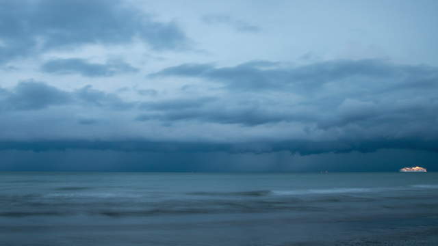 Gewitter am Meer