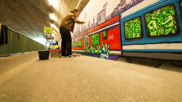 Tunnelblick Graffiti