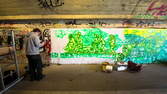 Zeitraffer - Graffiti Wandgemälde