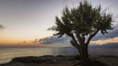 Zeitraffer - Sonnenaufgang am Mittelmeer