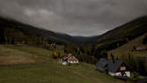 Zeitraffer - Wolkenwirbel in Spindlermühle im Riesengebirge
