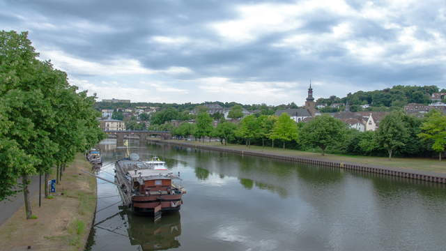 Saarbrücken Hyperlapse - Wilhelm-Heinrich-Brücke 