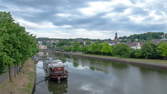 Zeitraffer - Saarbrücken Hyperlapse - Wilhelm-Heinrich-Brücke 